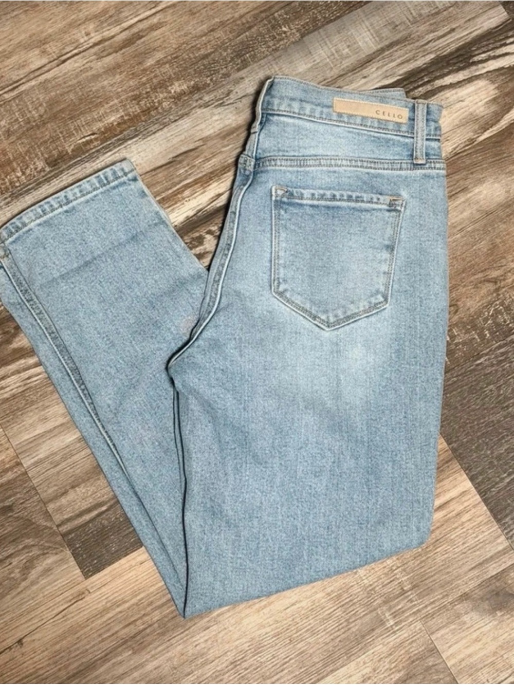 CELLO Light Blue Straight Leg Women's Jeans